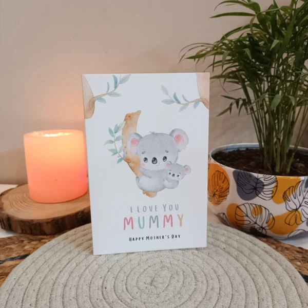 #1 Mom- Greeting card - Image 4