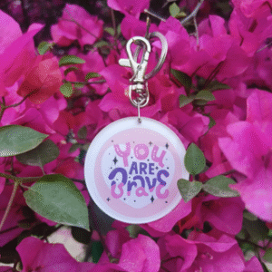 You are Brave Bag Charm
