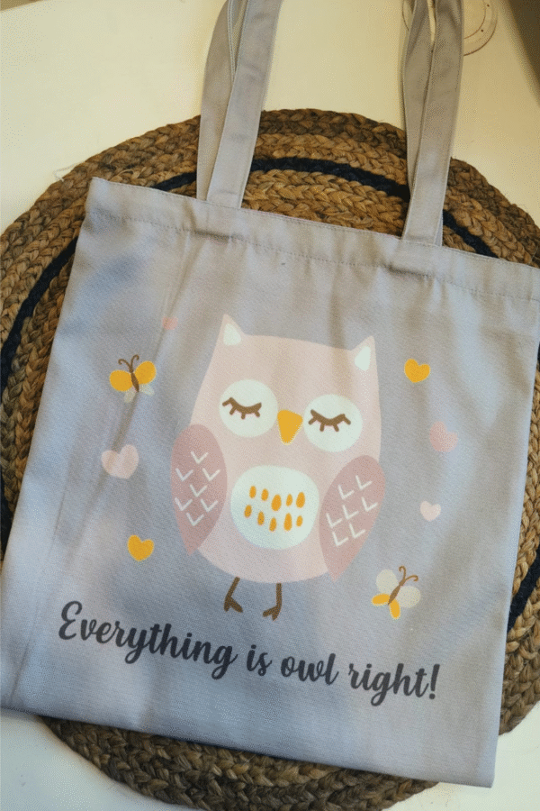 Owl Right Tote Bag