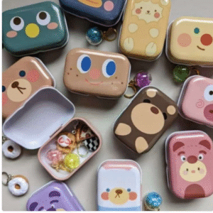 Cute Animal Faces Tin Boxes (Set of 3)
