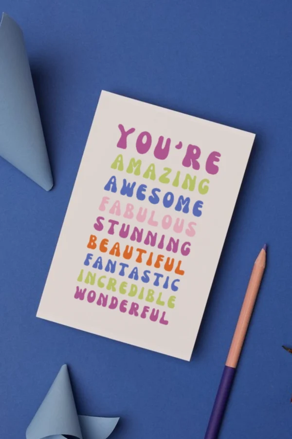 You're Awesome card!