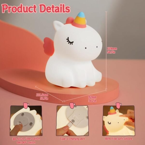 Baby Unicorn Lamp - Image 2