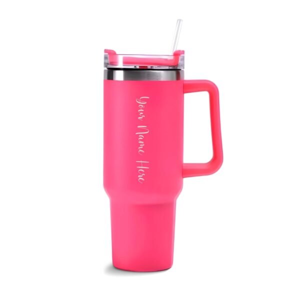 Neon Pink Stanley Tumbler