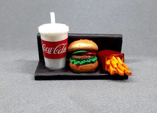 McD Burger Set Magnet