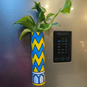 Yellow - Blue Hues Magnetic Planter