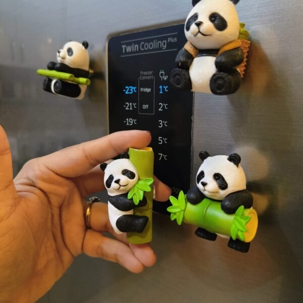 Cute Panda Magnets (Set of 8) - Image 2