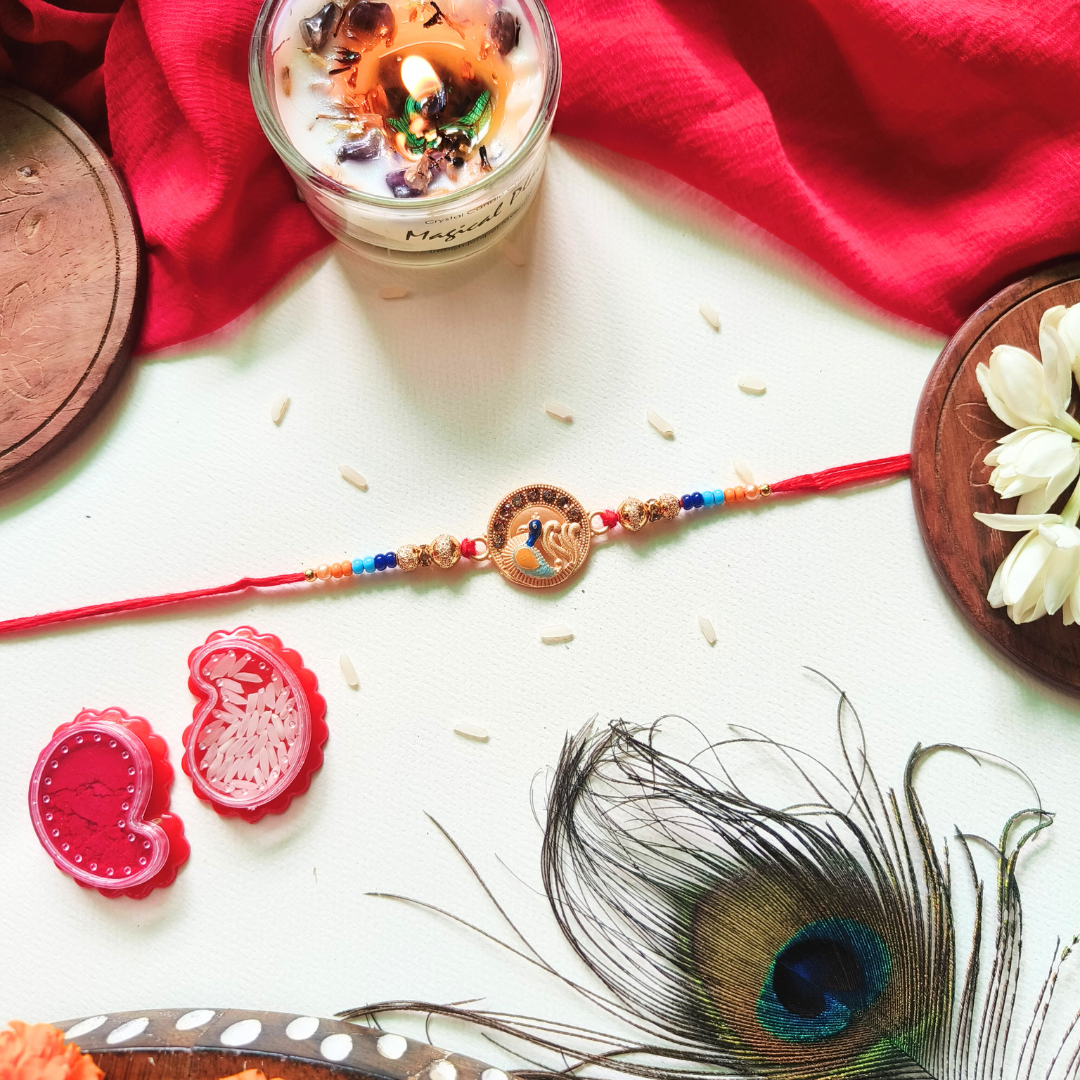 Swan Charm Rakhi - Image 2