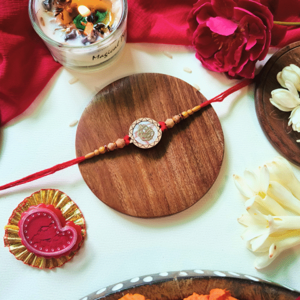 Weaved Ganesha Rakhi - Image 2