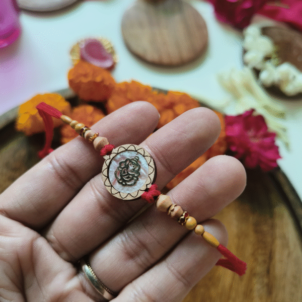 Weaved Ganesha Rakhi - Image 4