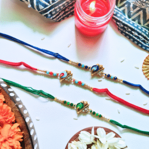 Shankh Rakhi (Set of 3)