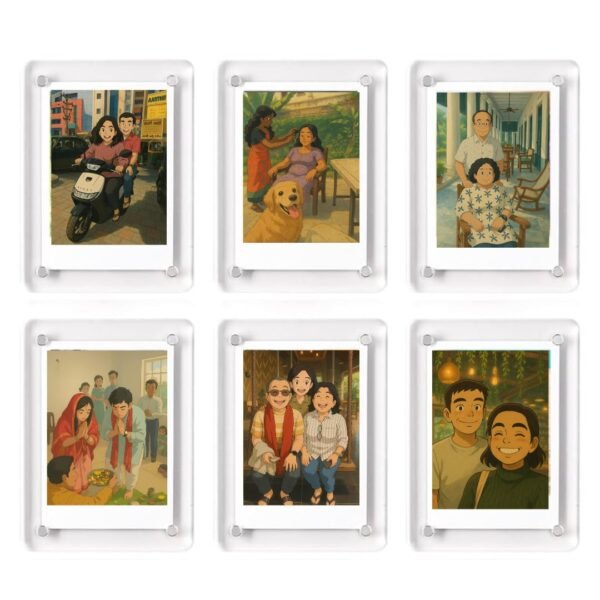 Premium Magnetic Acrylic Photo Frames (Set of 2) - Image 6