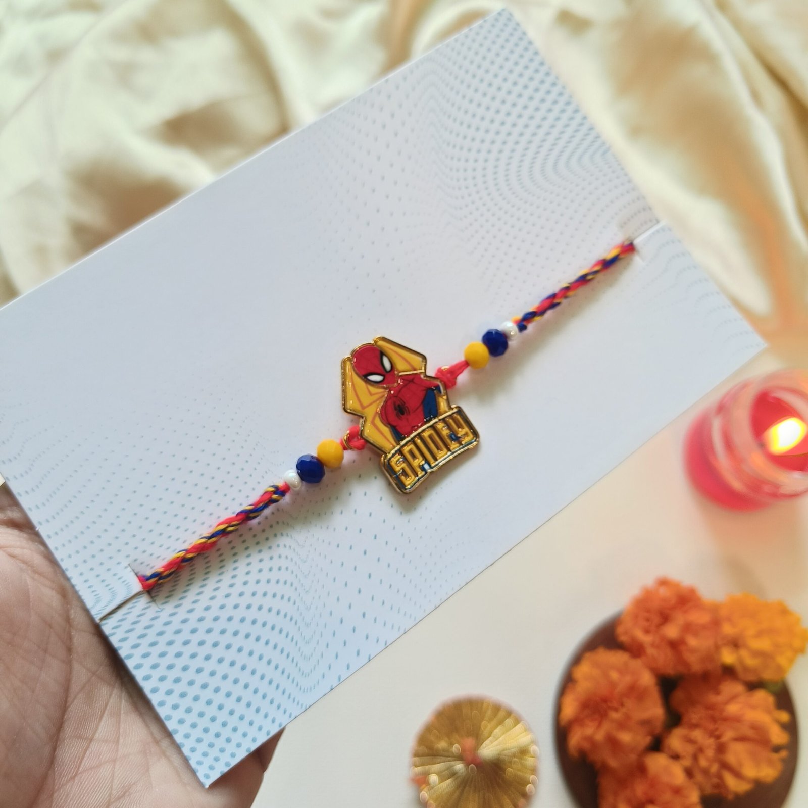 Web Hero Rakhi – Spiderman Rakhi - Image 2