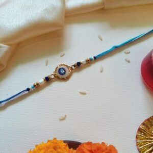 Nazar Raksha Rakhi – Intricate Blue Evil Eye