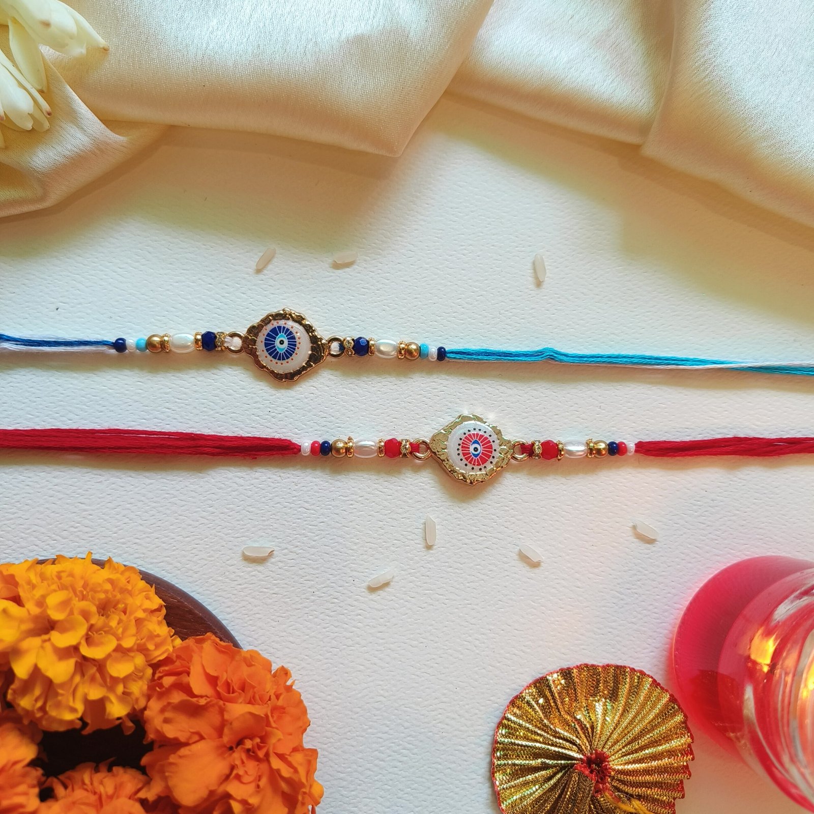 Nazar Raksha Rakhi (Set of 2)