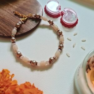 Ekaant Rakhi – Minimal Beaded Bracelet Rakhi