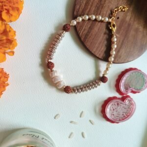 Chandan Rudraksh Bracelet Rakhi