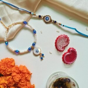 Nazar Suraksha Set – Evil Eye Rakhi Combo