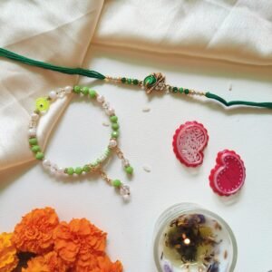 Mayur-Peacock Bhai Bhabhi Rakhi Combo