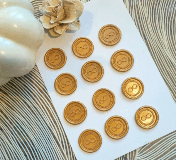 Infinity Wax Seal (Stickers) - Set of 10
