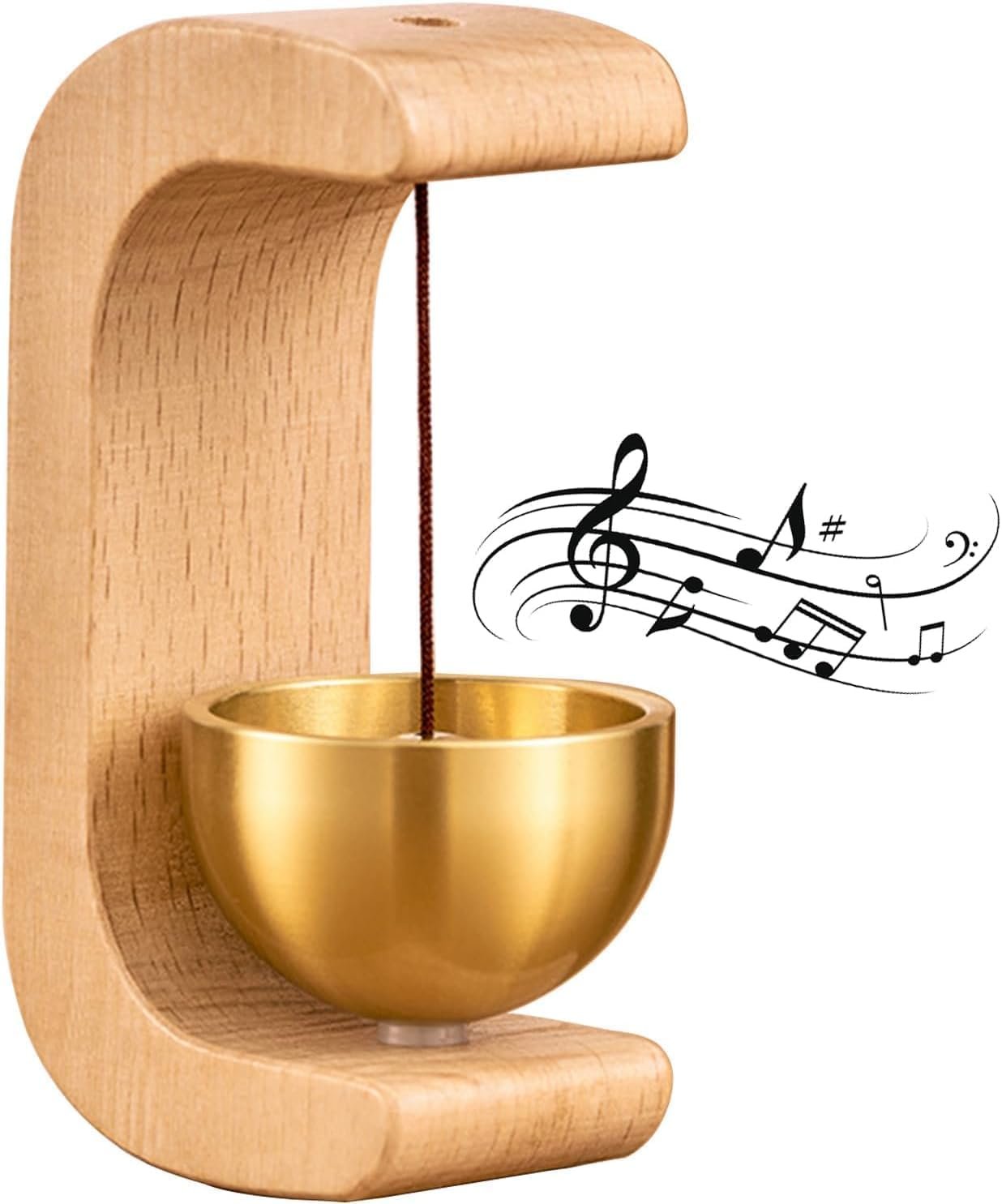 Wooden Bell Magnet