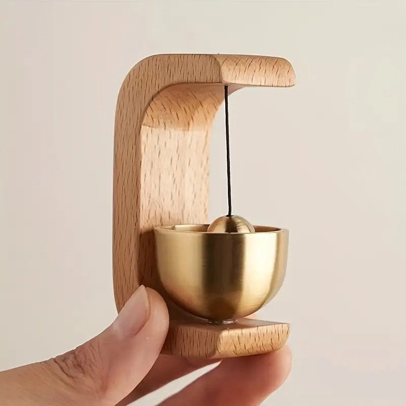 Wooden Bell Magnet - Image 5