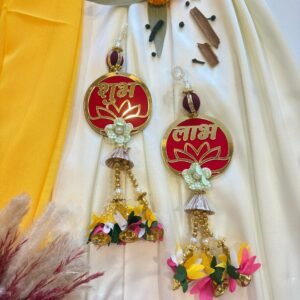 Auspicious Shubh Labh Floral Hanging