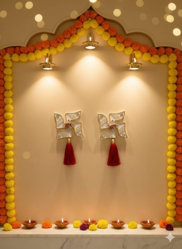 Divine Swastik Tassel Décor - Image 2