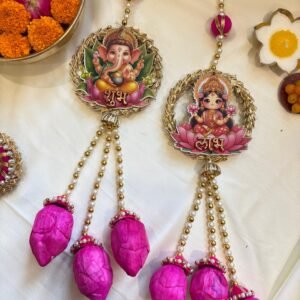 Laxmi-Ganesha Lotus Hanging