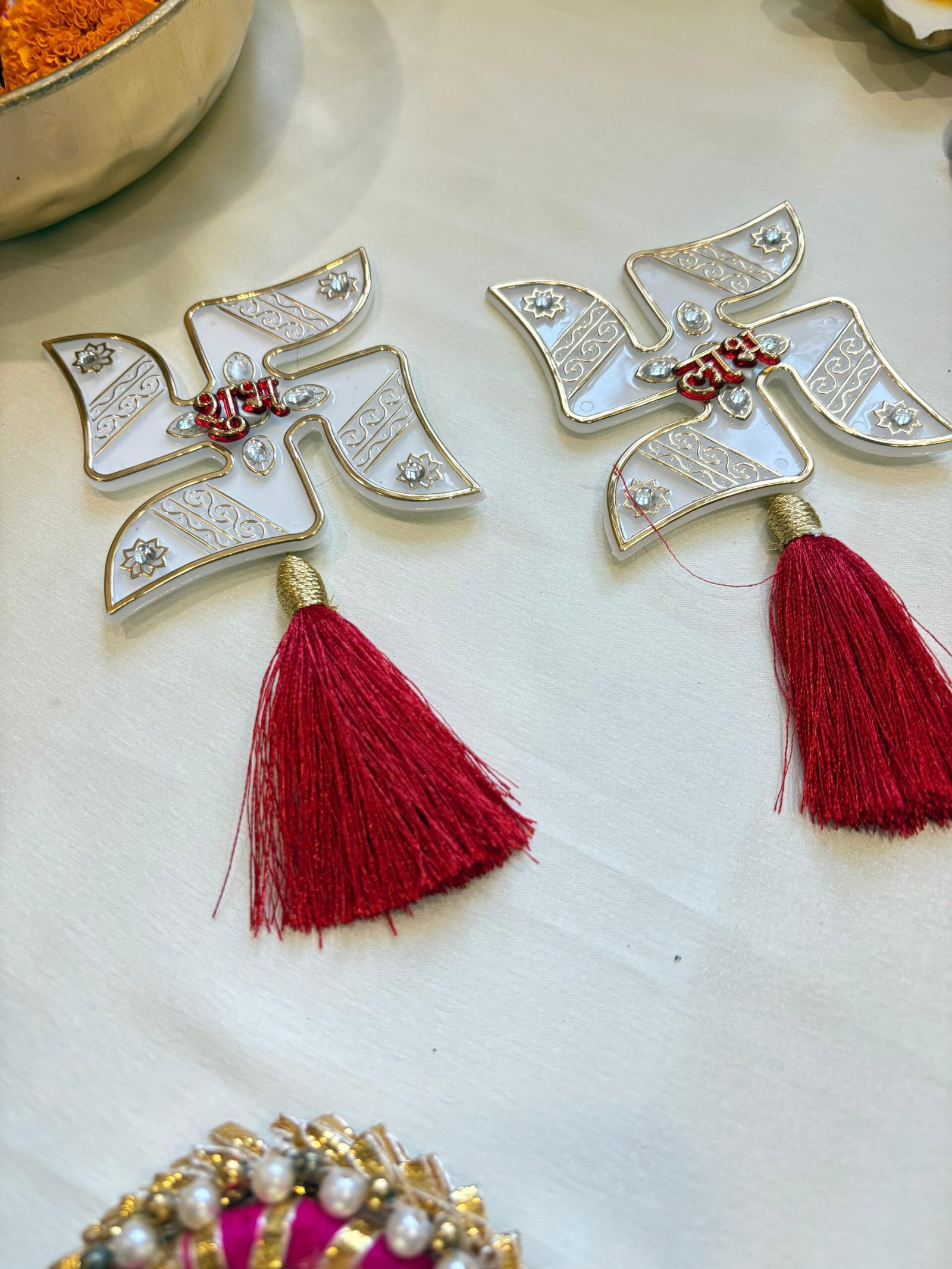 Divine Swastik Tassel Décor