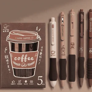 Coffee Theme Kawaii Pen Set