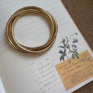 Golden Coiled Bangle