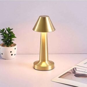 Gold Mushroom Desk Lamp