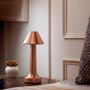 Rose Gold Mushroom Lamp
