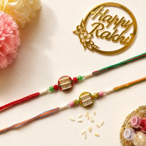 Intricate Beaded Rakhi