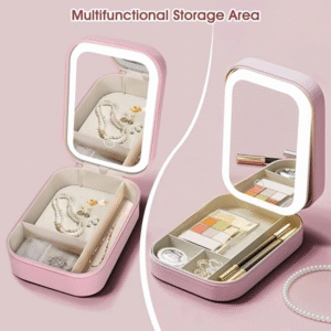 Glow & Go LED Makeup Organizer Box