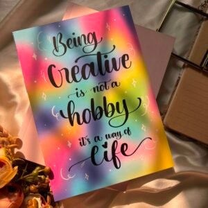 Being Creative (Unruled) Notebook