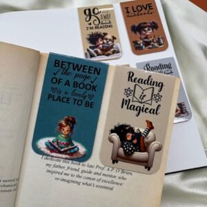 Book-Lover Magnetic Bookmarks (Set of 6)