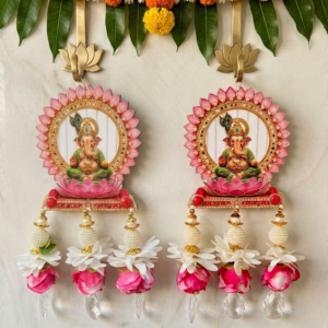 Ganesha Crystal Hangings (Set of 2 pcs)