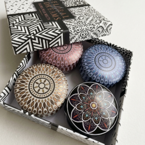 Mandala Glow Tin Candles | Set of 4
